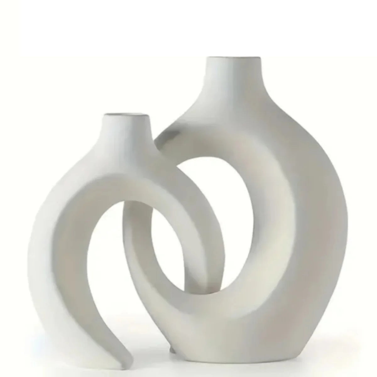 2pc Ceramic Vase Artwork