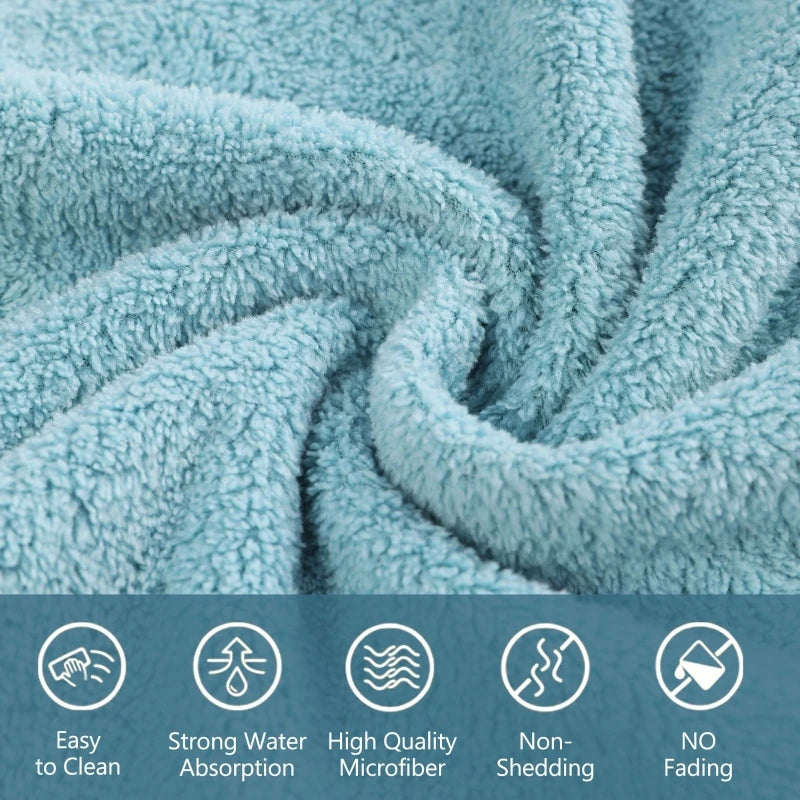 Set of Soft and Highly Absorbent Multi-functional Cloths for Home Use (Pack of 12 or 18)