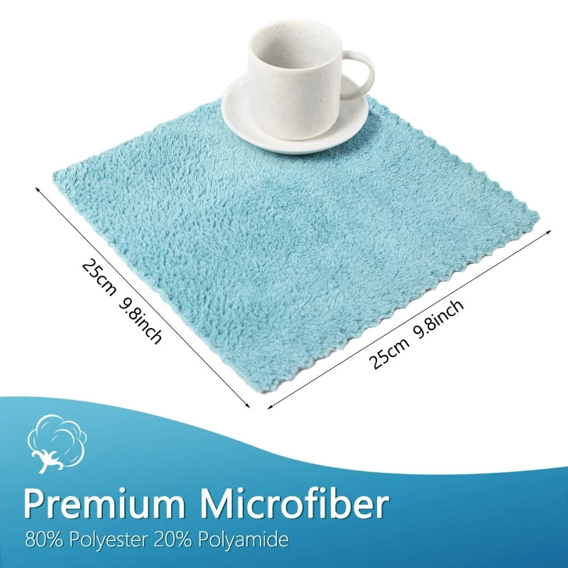 Set of Soft and Highly Absorbent Multi-functional Cloths for Home Use (Pack of 12 or 18)