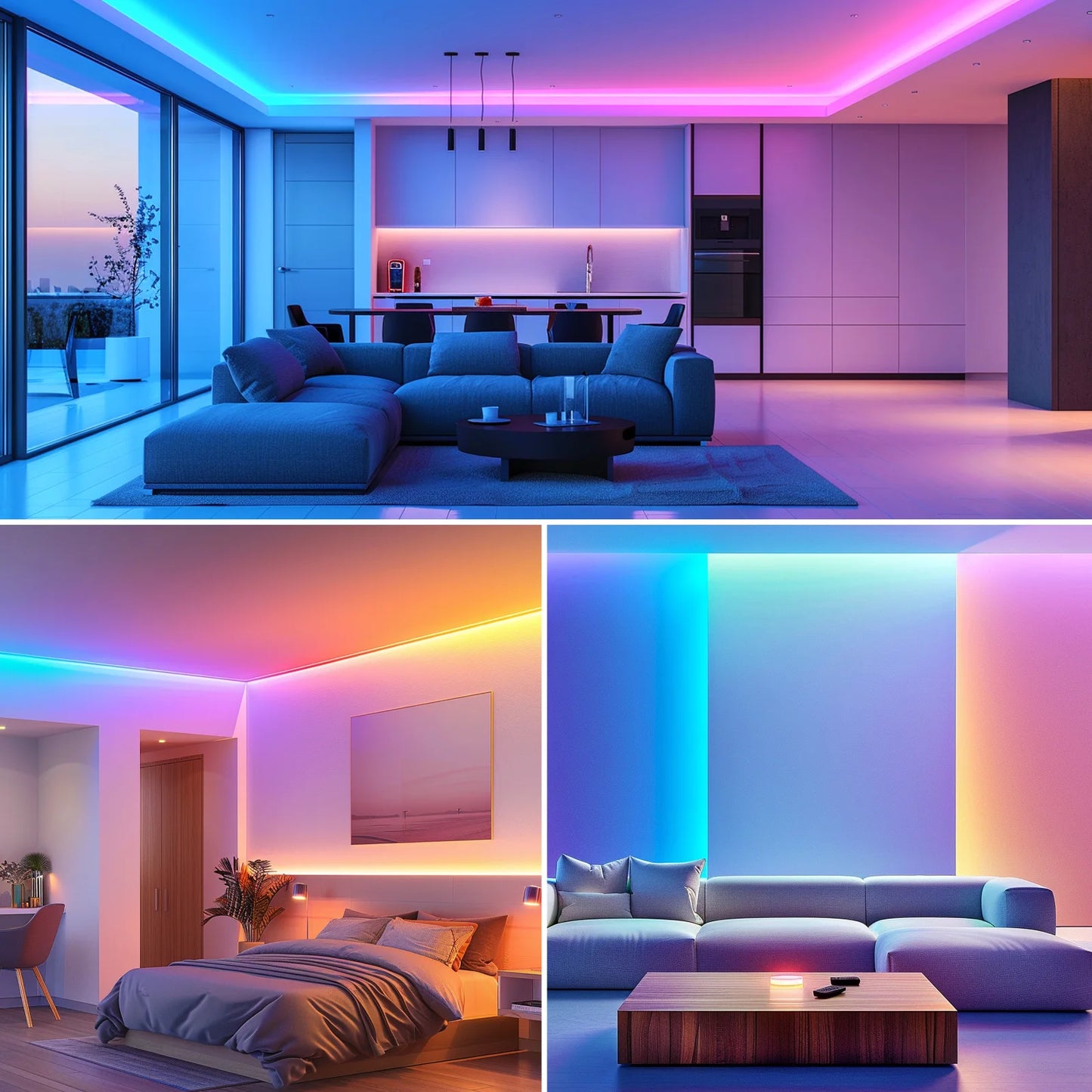 Smart LED Light Strip (2 rolls from 25Ft - 130Ft)