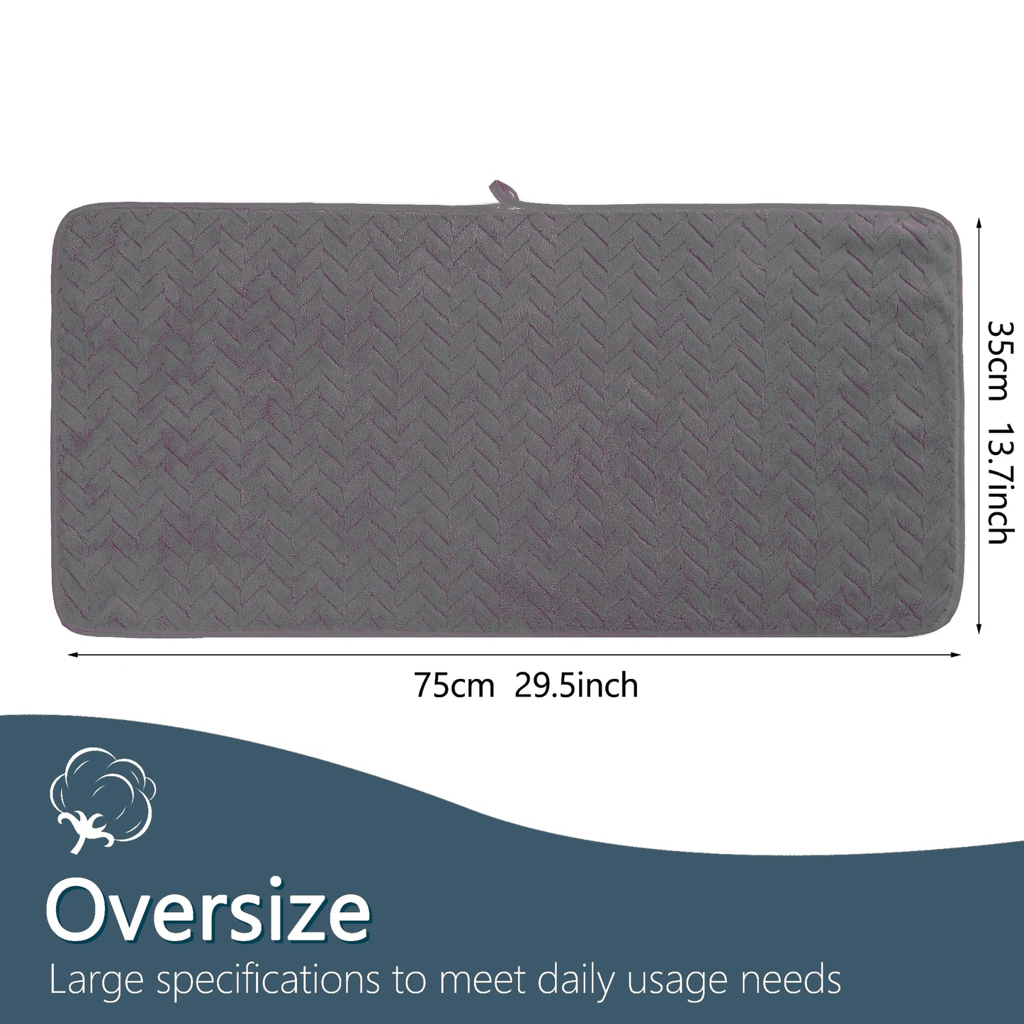 4pk Towels (13.7"x29.5"), Ultra Soft and Highly Absorbent