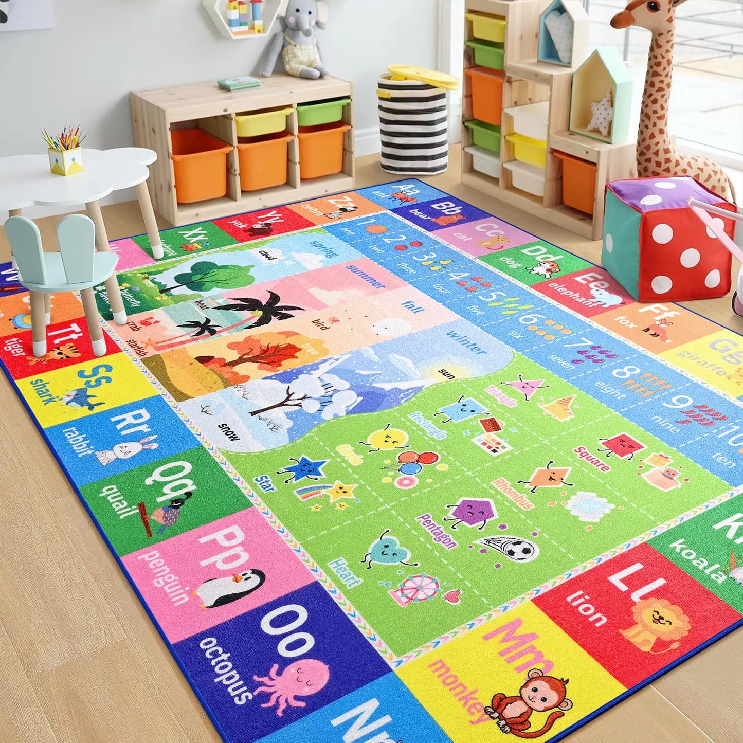 Kids Fun & Educational Play Rug