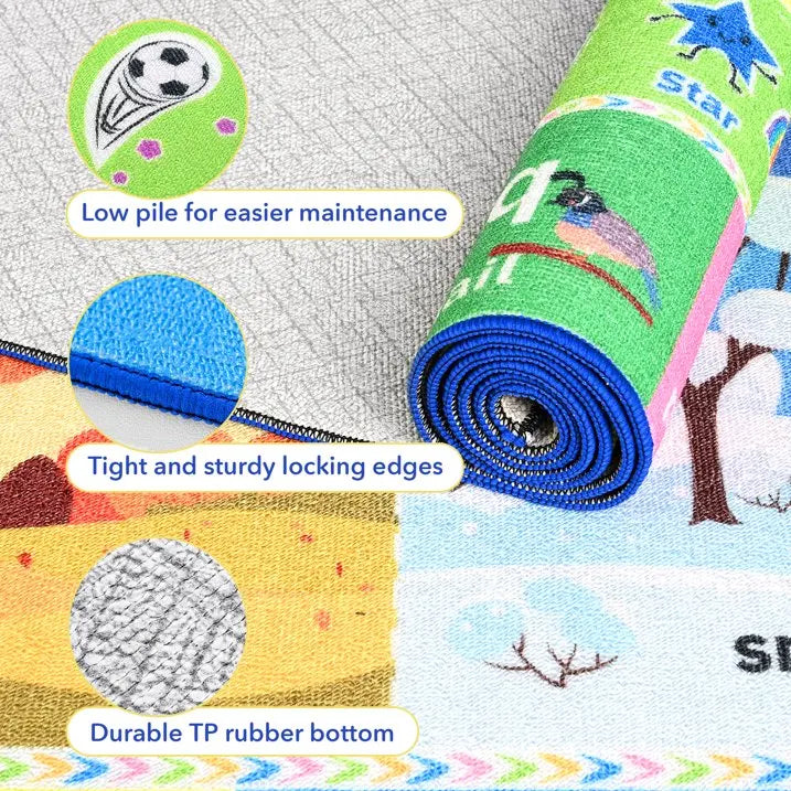 Kids Fun & Educational Play Rug
