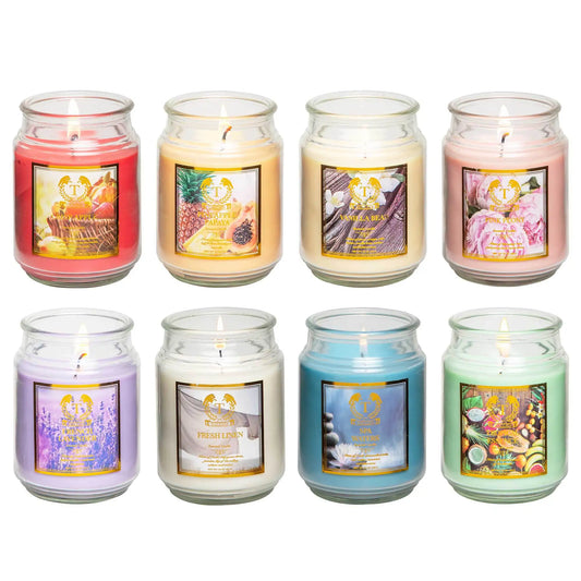 18oz Aroma Scented Candles, 8 Individual Scented Candles
