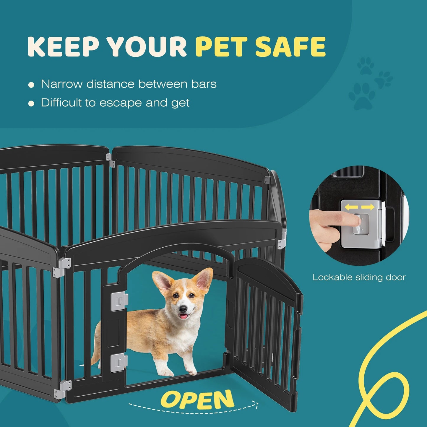 Plastic Dog Playpen