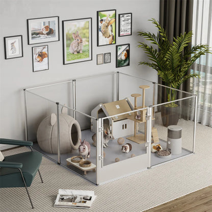 Large Acrylic Playpen for Small Pets