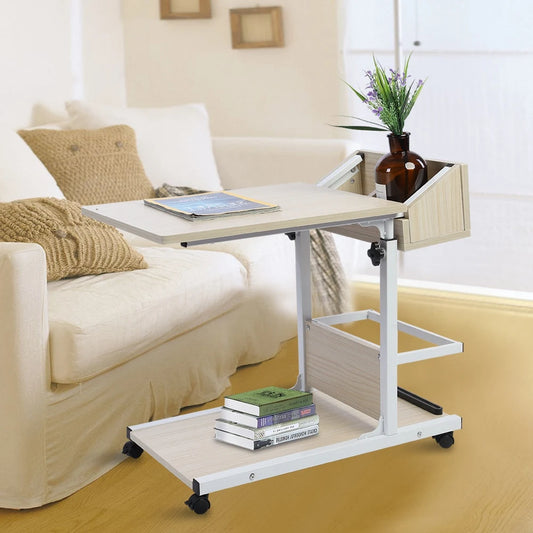 Portable Multifunctional Laptop Desk with Wheels