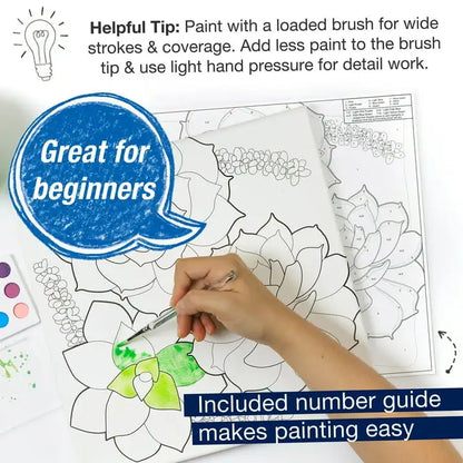 Faber-Castell Watercolor Paint by Number, Tropical Theme