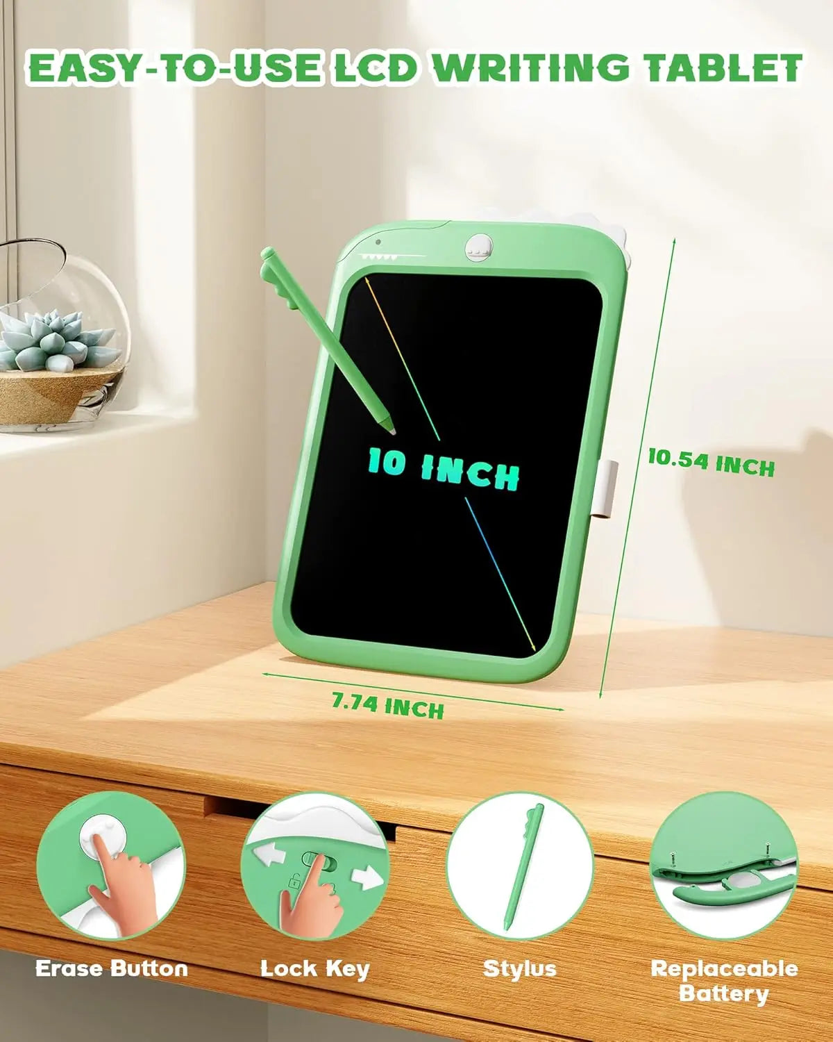 10 inch LCD Dino Writing Tablet