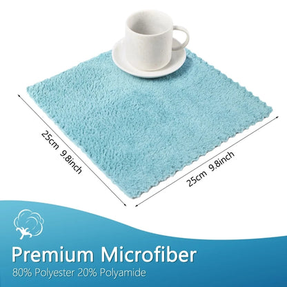 Set of Soft and Highly Absorbent Multi-functional Cloths for Home Use (Pack of 12 or 18)