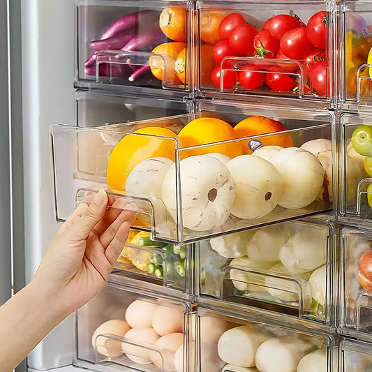 Clear Storage Drawers, Stackable