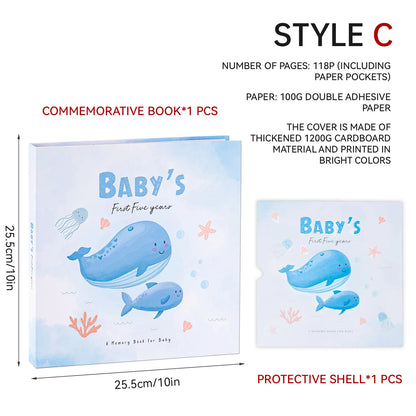 Baby Growth Photo Album (10" x 10")