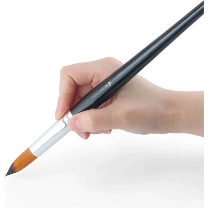 Round Paint Brushes, Basic Set