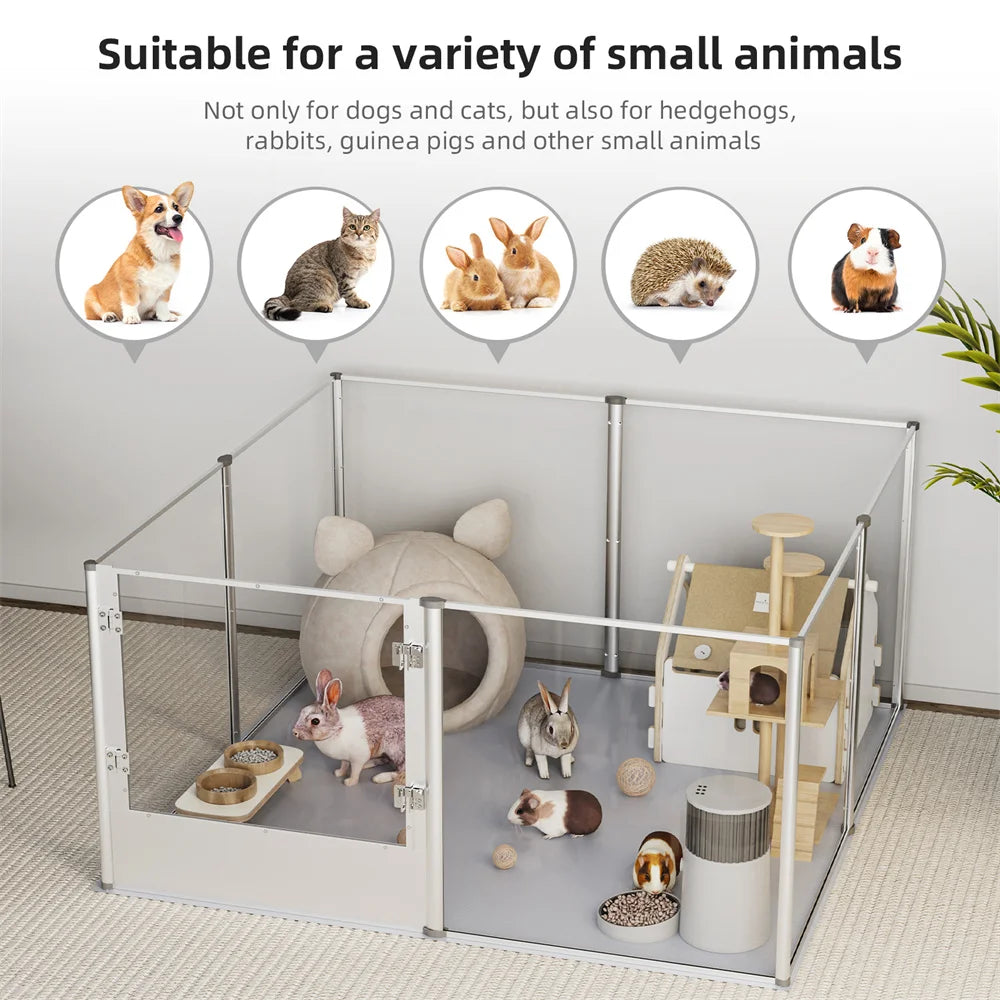 Large Acrylic Playpen for Small Pets