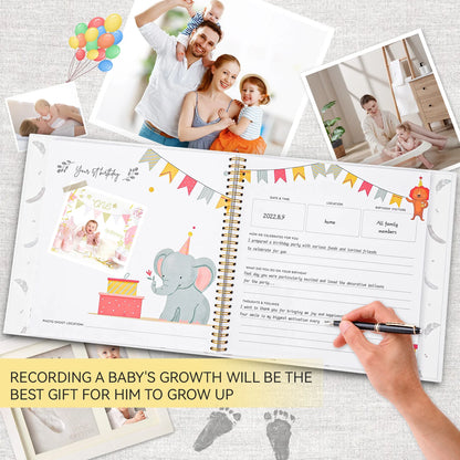 Baby Growth Photo Album (10" x 10")