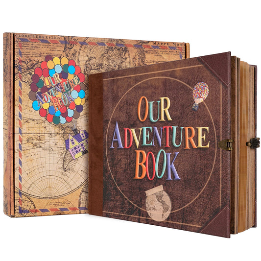 Our Adventure Book, 146 Page DIY Photo Album Scrapbook