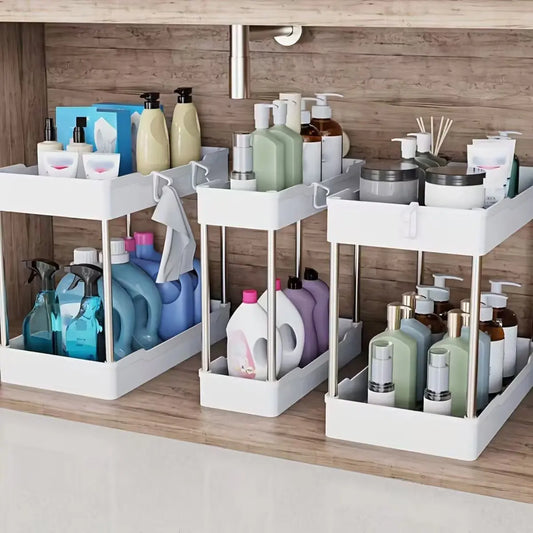 3pc Organizers for Under Sink or on Counter Tops