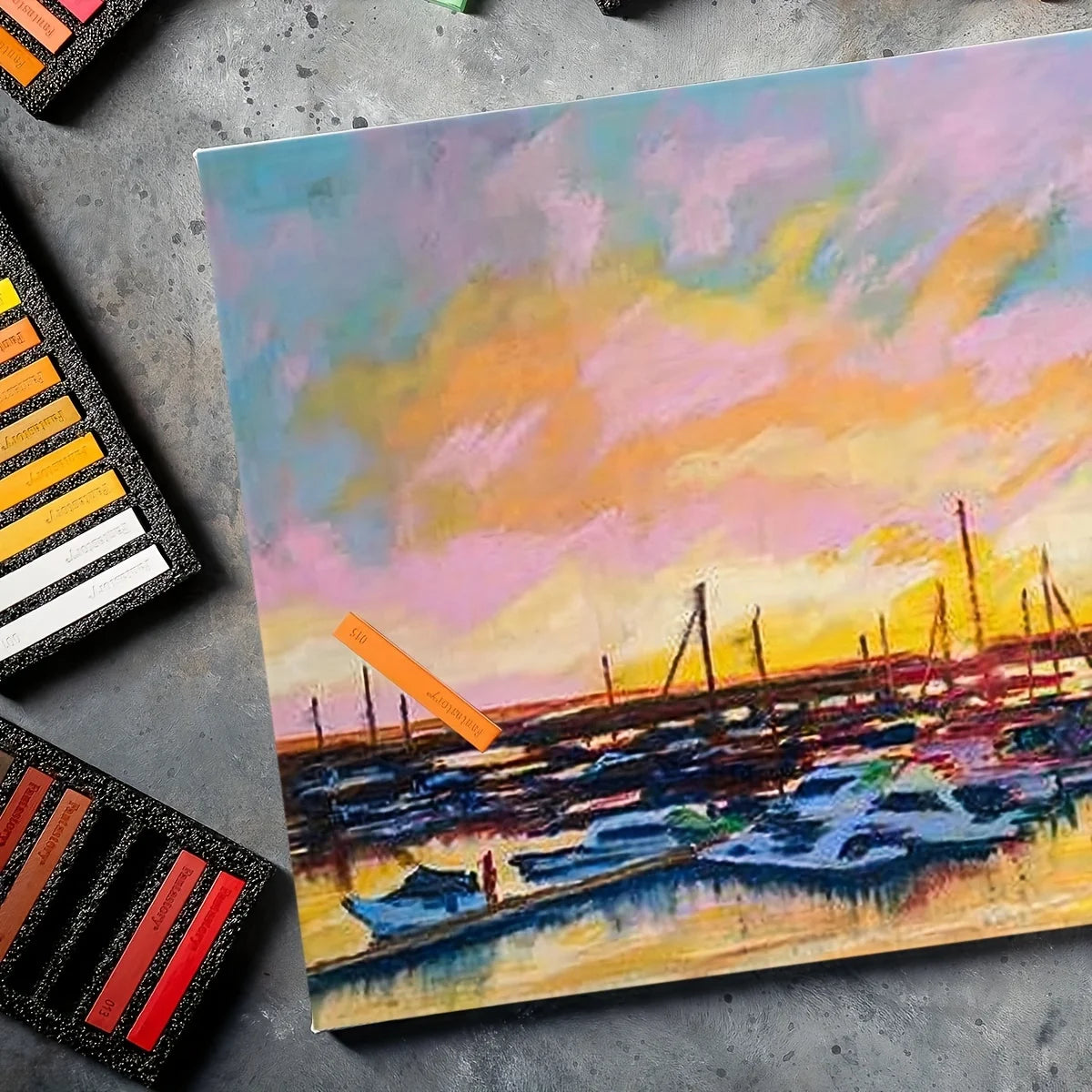 72 Colors, Non-toxic Long Soft Pastel Chalk Set